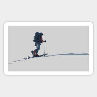 Ski Touring Magnet